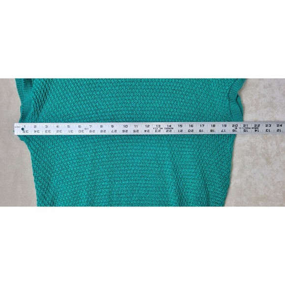 Alison J Vintage Women's Knit Cardigan and Sleeveless Top Combo Green Size XL - Picture 16 of 16